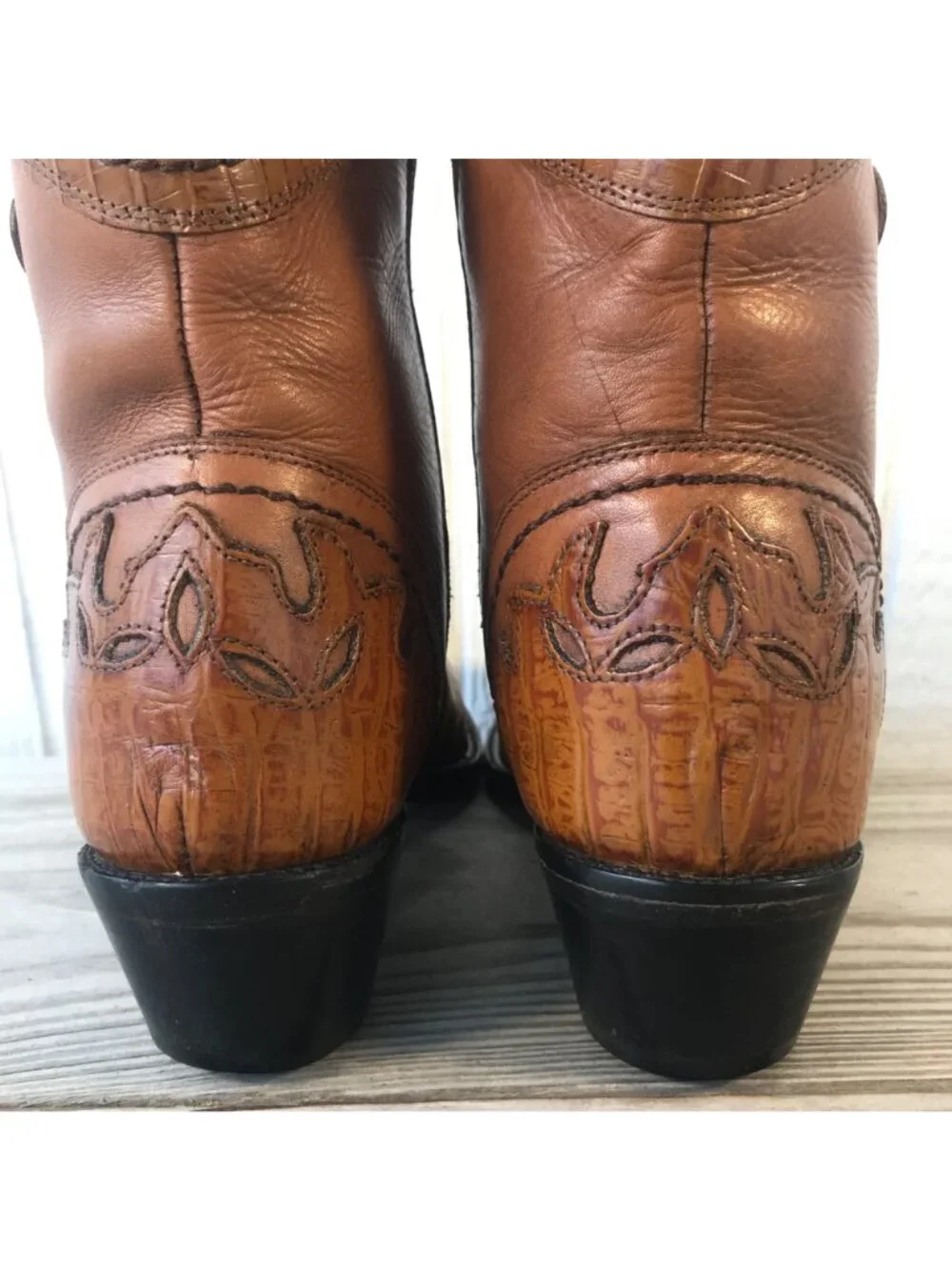 Donato Marrone D'Milton Men Western Brown Ankle Side Zip Boot 9.5 D 16534 Brazil